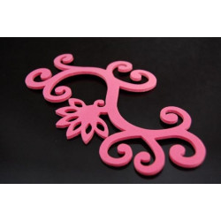 Inda dekor pakk 20 darabos natúr pink