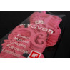 Inda dekor pakk 20 darabos natúr pink