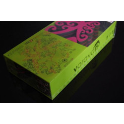 Pillangó dekor pakk 10 darabos pink bársony