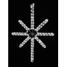 Esthajnal csillag 31x45cm fehér LED