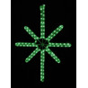 Esthajnal csillag 31x45cm zöld LED