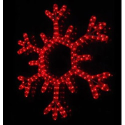 Nagy hópihe motívum 100cm piros LED