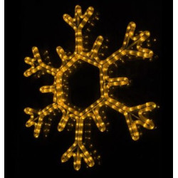 Nagy hópihe motívum 100cm sárga LED