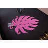 Alátét levél minta vékony 3mm, natúr pink