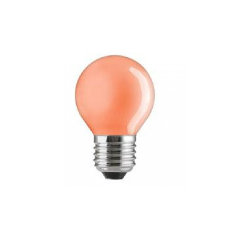 LED fényforrás E27 6 LED piros