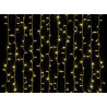 Beltéri LED fényfüggöny 2m x 3m fehér kábel, 912 meleg fehér LED