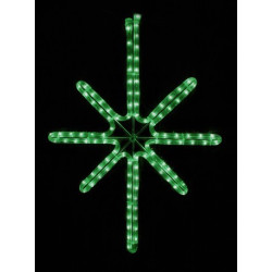Esthajnal csillag 100x80cm zöld LED