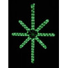 Esthajnal csillag 100x80cm zöld LED