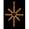 Esthajnal csillag 31x45cm meleg fehér LED
