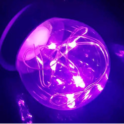 Pink LED dekorációs fényforrás Parti fényhez (E27)
