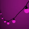 LED Party fény szett 10m 10 pink