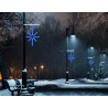 Esthajnal csillag 31x45cm kék LED