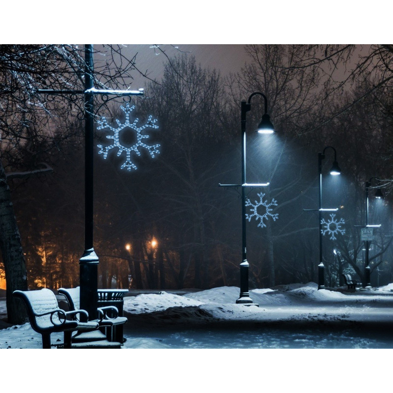 Kis hópihe 60cm kék LED
