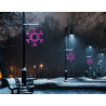 Kis hópihe 60cm rózsaszín LED