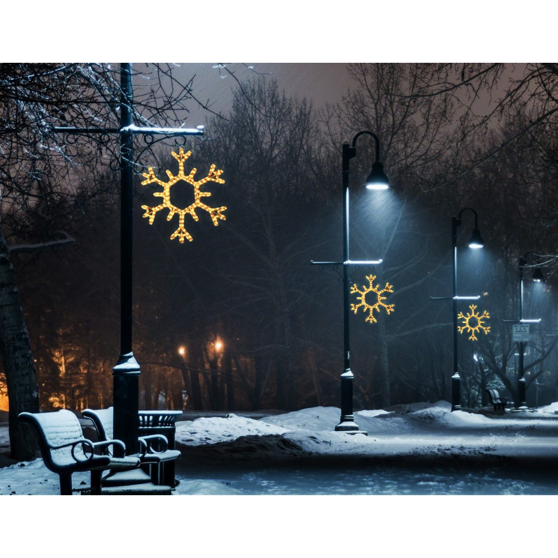 Kis hópihe 45cm melegfehér LED