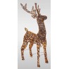 Világító Karácsonyi Rénszarvas Dekoráció - 80cm, 600 LED Extra Meleg Fehér