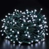 Kültéri LED fényfüzér 10 m, 200 hidegfehér LED, sorolható