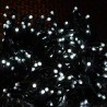 Kültéri LED fényfüzér 10 m, 200 hidegfehér LED, sorolható