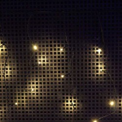 LED jégcsapfüzér 4 m zöld kábel, 200 melegfehér LED, IP44