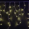 LED jégcsapfüzér 4 m fehér kábel, 200 melegfehér LED, IP44