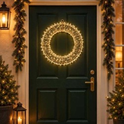 Világító karácsonyi koszorú 50 cm, 720 LED, dimmelhető