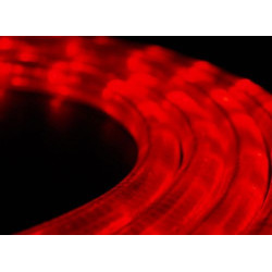 Piros LED fénykábel méterben