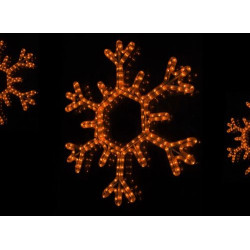 Amber LED fénykábel méterben