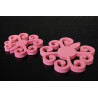 Alapdekor pakk 15 darabos natúr pink
