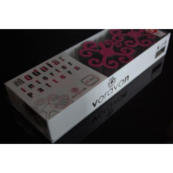 Alap dekor pakk 15 darabos pink bársony