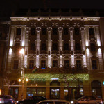 Budapest Marriott Hotel - külső/belső karácsonyi fénydekorációja