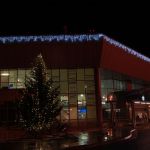 Liszt Ferenc (Ferihegy) repülőtér külső karácsonyi díszkivilágítása