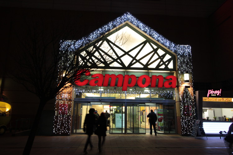 Campona Bevásárlóközpont Karácsonyi Fénydekorációja - La Belle