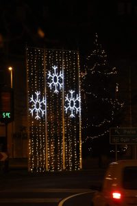 Zírc - Karácsonyi fénydekorációja