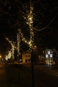 Zírc - Karácsonyi utcai fénydekoráció